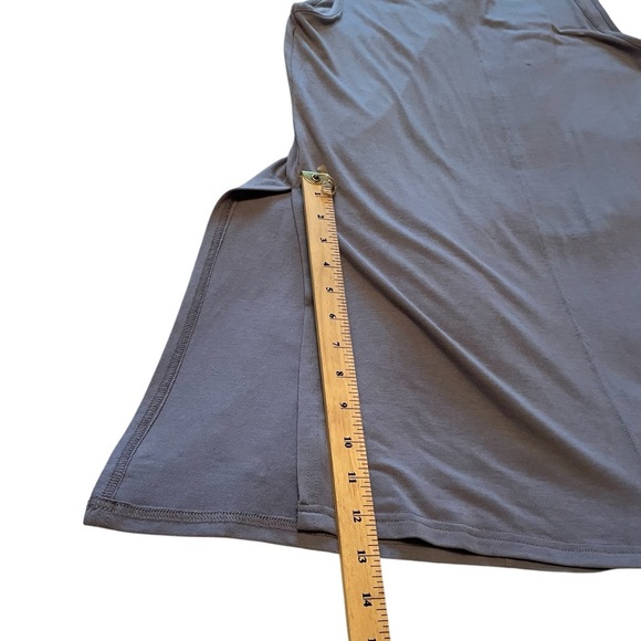 Diadora Tennis Dress-Purple/Gray-Racerback-Side Slits for easy movement-Medium - Picture 3 of 8